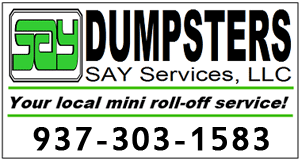 SAY Dumpsters logo