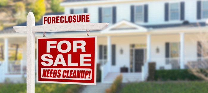 Foreclosure or Eviction trash-out services