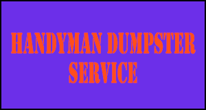 Handyman Dumpster Service logo