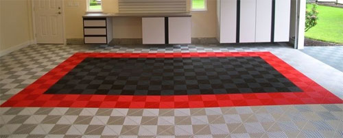 Tile flooring for the garage