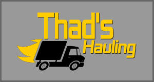 Thad's Hauling logo