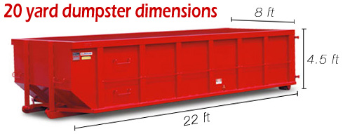20 yard dimensions infographic