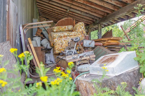 barn full of household junk