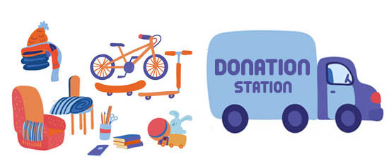 donate instead of throwing your used items away