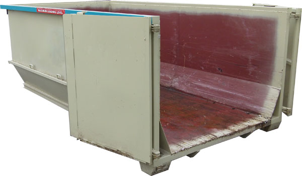 dumpster swing back doors