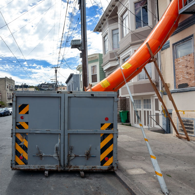 apartment dumpster