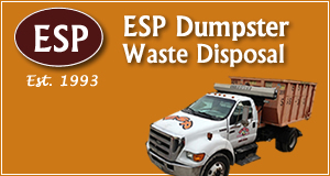 ESP Dumpster/Waste Disposal logo