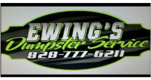 Ewing’s Dumpster Service  logo