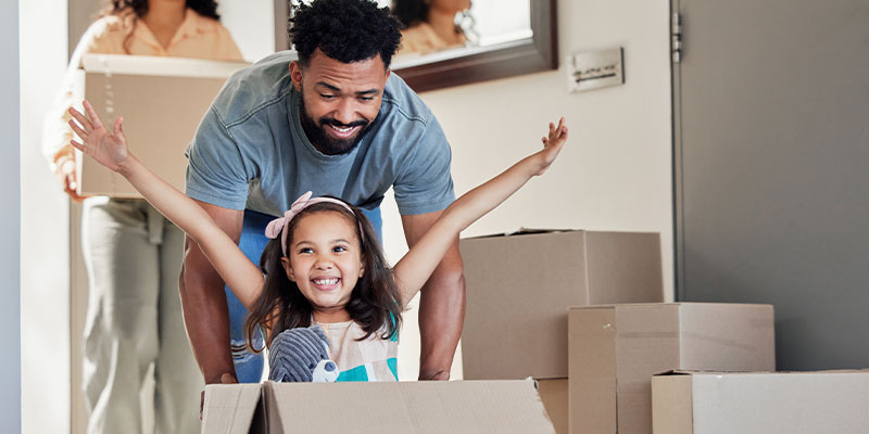stress-free family during move