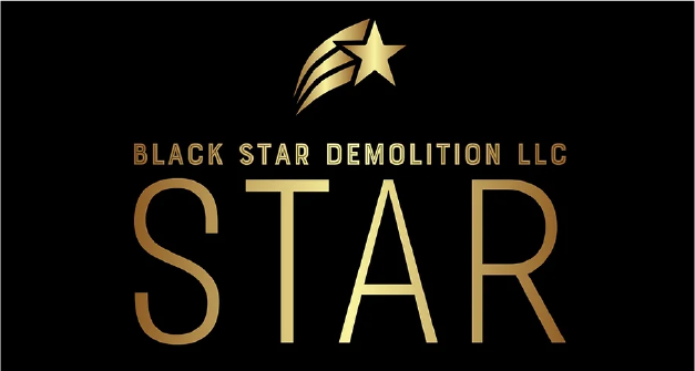 Black Star Demolition & Junk Removal logo