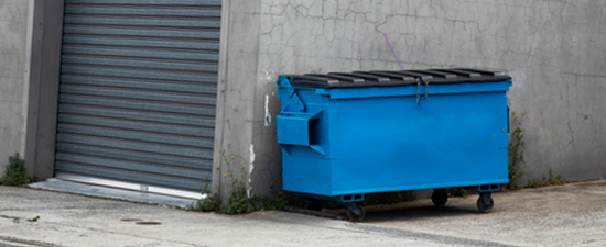 rent a commercial dumpster for your business