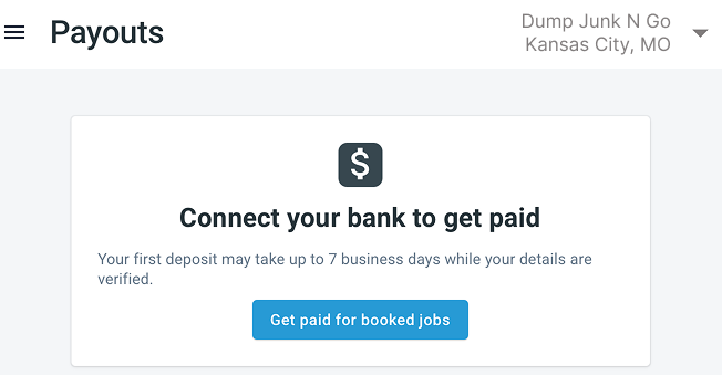 bookable payout view