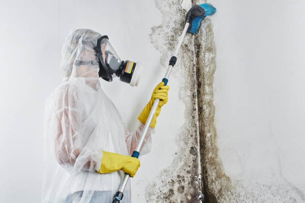 Mold remediation following water damage