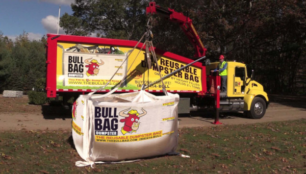 Bull Bag dumpster bag pick up