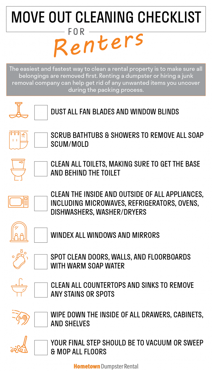 cleaning-checklist-for-renters-moving-out-hometown-dumpster-rental