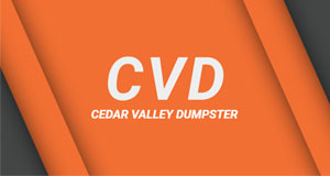 Cedar Valley Dumpster logo