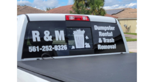 R&M Dumpster Rental and Trash Removal logo