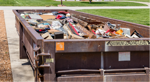 dumpster fill line