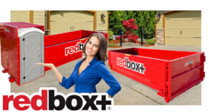 redbox+ Dumpsters of the Triad logo