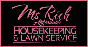 Ms Rich Affordable Housekeeping & Lawn Service logo