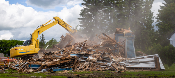 rent a dumpster for construction and demolition debris