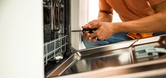 removing a dishwasher