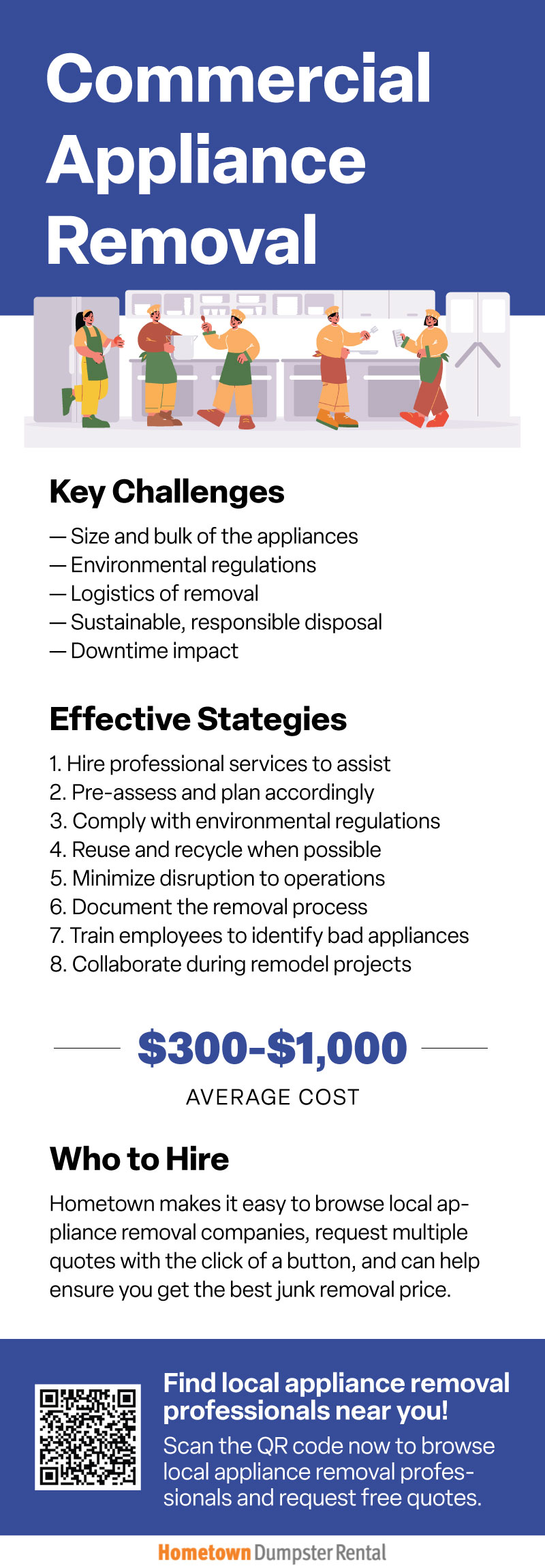 commercial appliance removal infographic