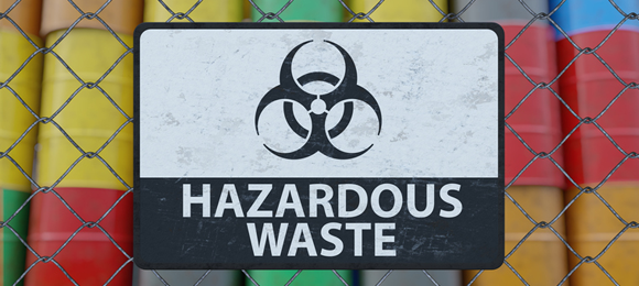 household hazardous waste is prohibited in landfills
