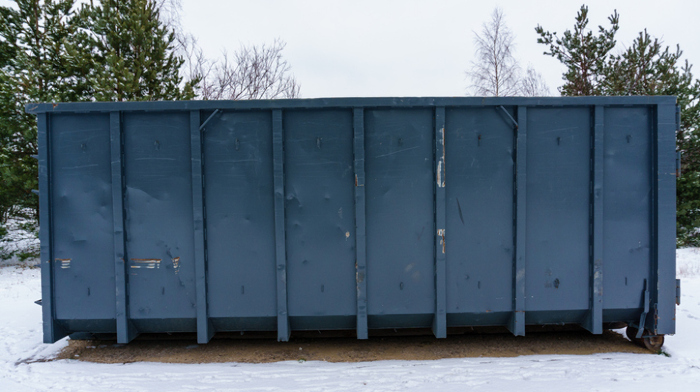 Winter dumpster rental