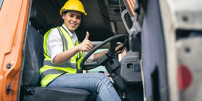dumpster truck driver