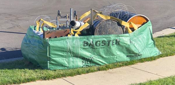 Dumpster In A Bag Removal Service - Bagster Removal