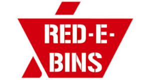 RED-E-BINS logo